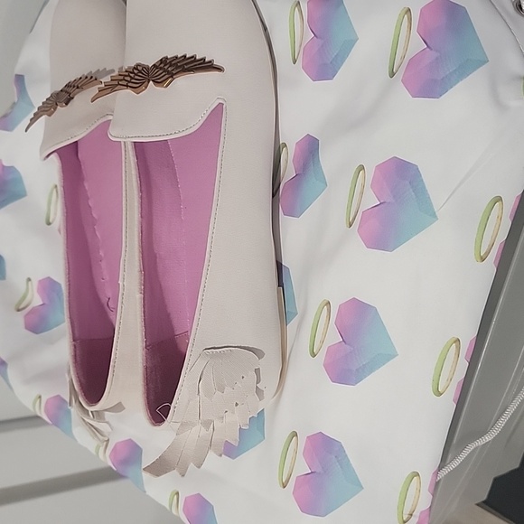 Esqape Flyh pink uv color changing flats size 9 NWOT - Picture 2 of 3